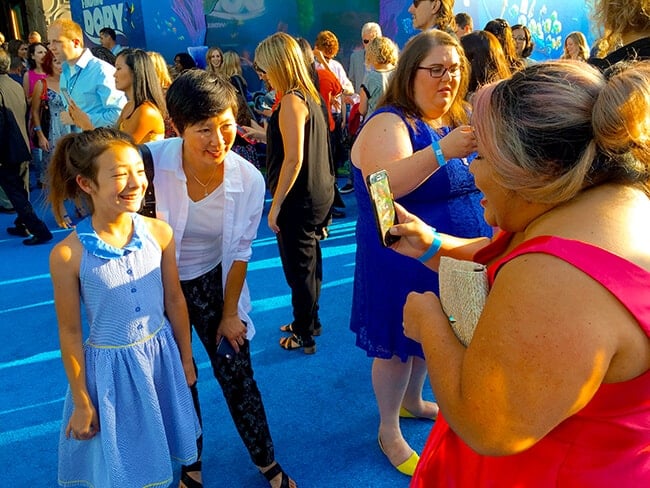 Disney Stars at Finding Dory Premiere