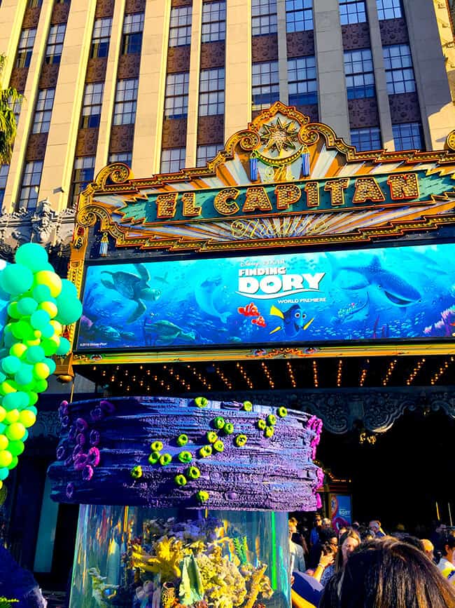 Disney's Finding Dory Premiere at the El Capitan