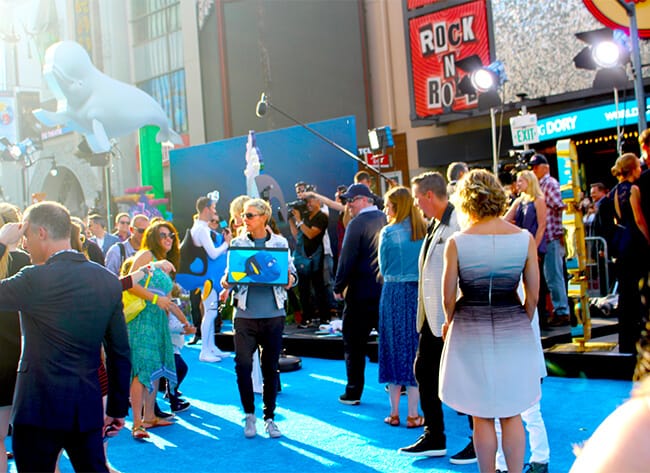 Ellen Degeneres on the Red Carpet at Finding Dory Premiere