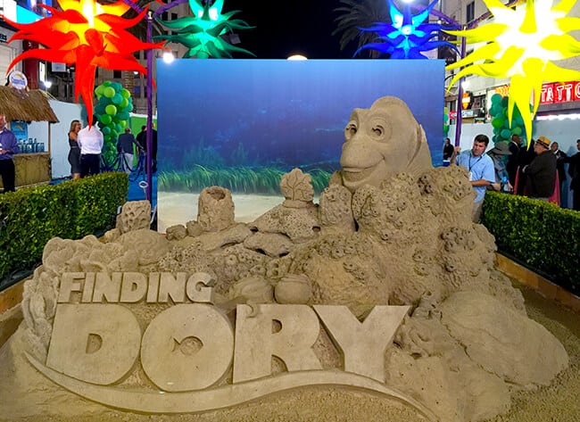 Finding Dory Sand Sculpture