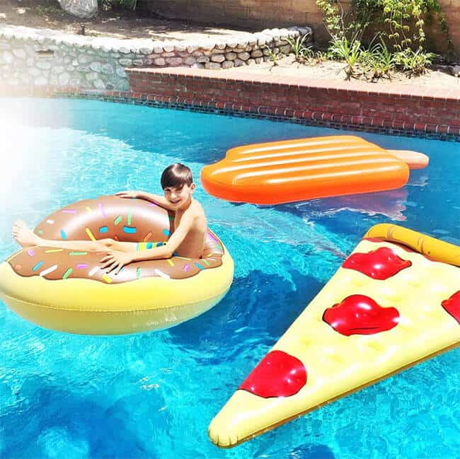 Swimming with fun Pool Floats