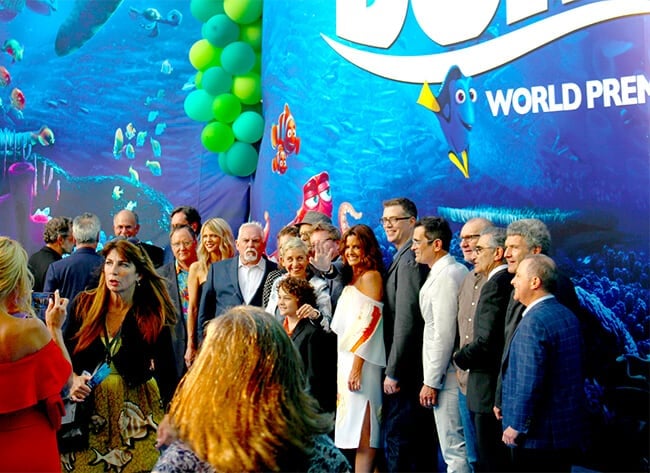 The Finding Dory Cast Photo at Premiere