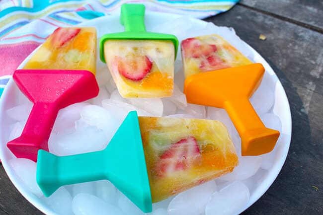 Easy DIY Fruit Salad Popsicles