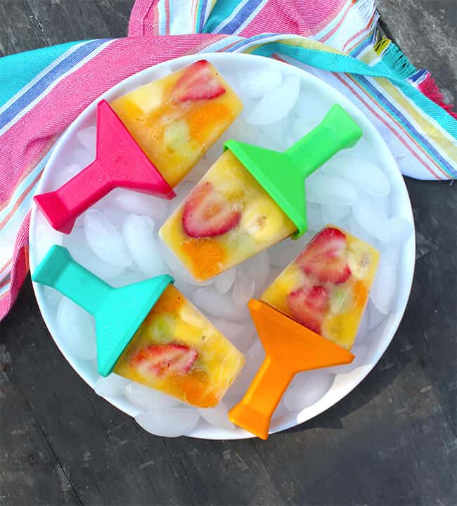 Easy Fruit Popsicles