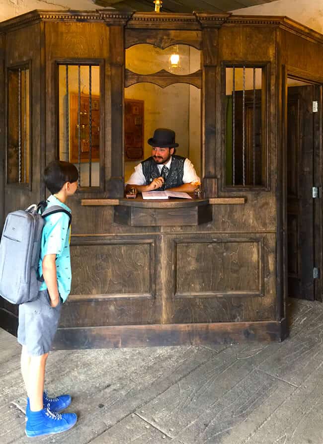 Meeting the Banker At Knott's