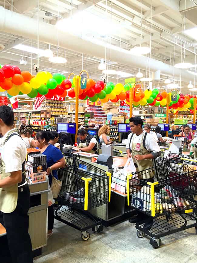 Northgate Market Checkout lines