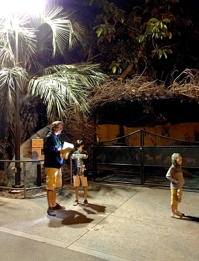 night_scavenger_hunt_san_diego_zoo_sleepover