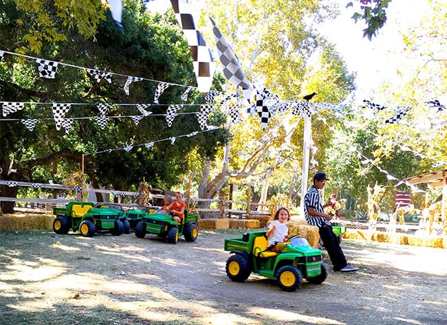 Irvine Park Railroad Pumpkin Patch Tractors