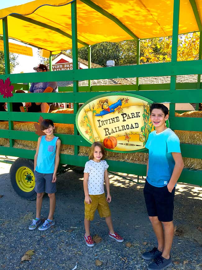 Irvine Park Railroad Pumpkin Patch Hay Ride