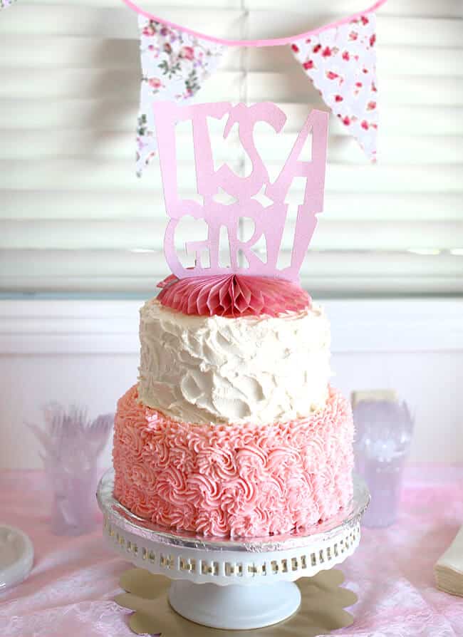 My Pink and Gold Baby Shower Popsicle Blog