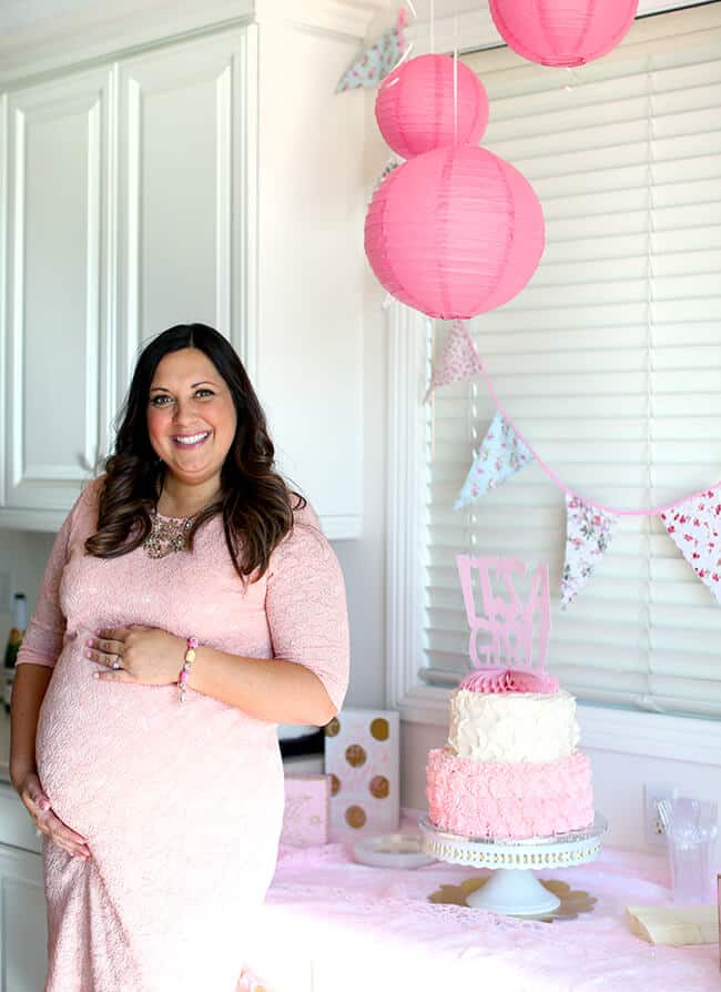 Cute Pink Baby Shower