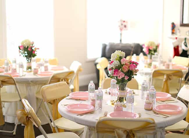 Pink and Gold Baby Shower