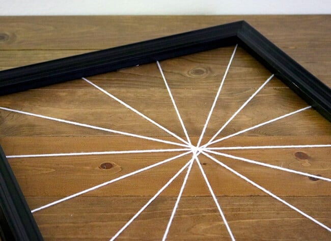 How to Make a Spiderweb Frame