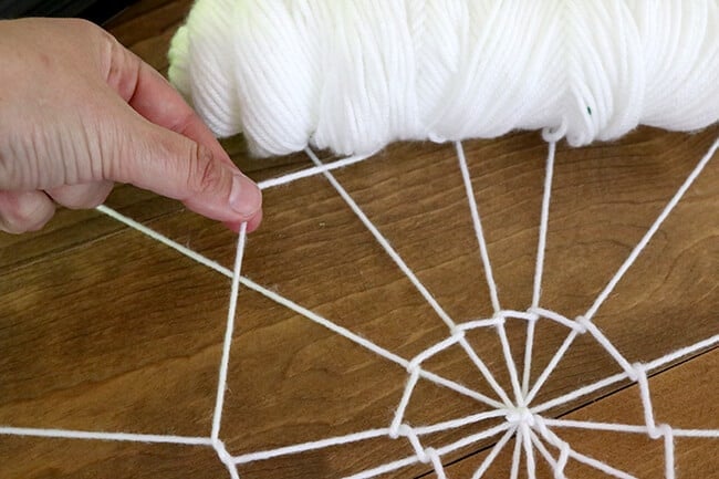 How to Make a Spiderweb Frame