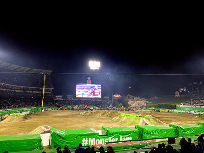 Monster Jam live event returns to Anaheim in Angels Stadium after