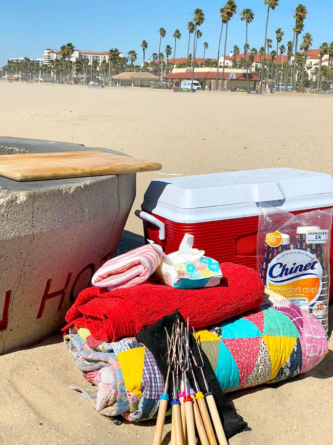 Best Beaches to have a family Bonfire in OC