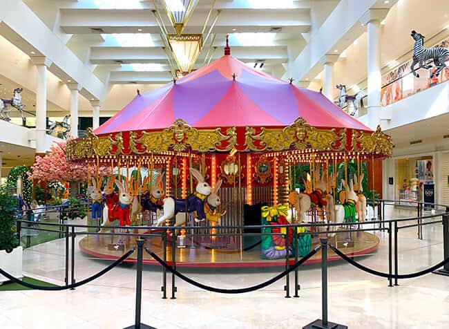 South Coast Plaza's Carousel Court I want to ride the merry go