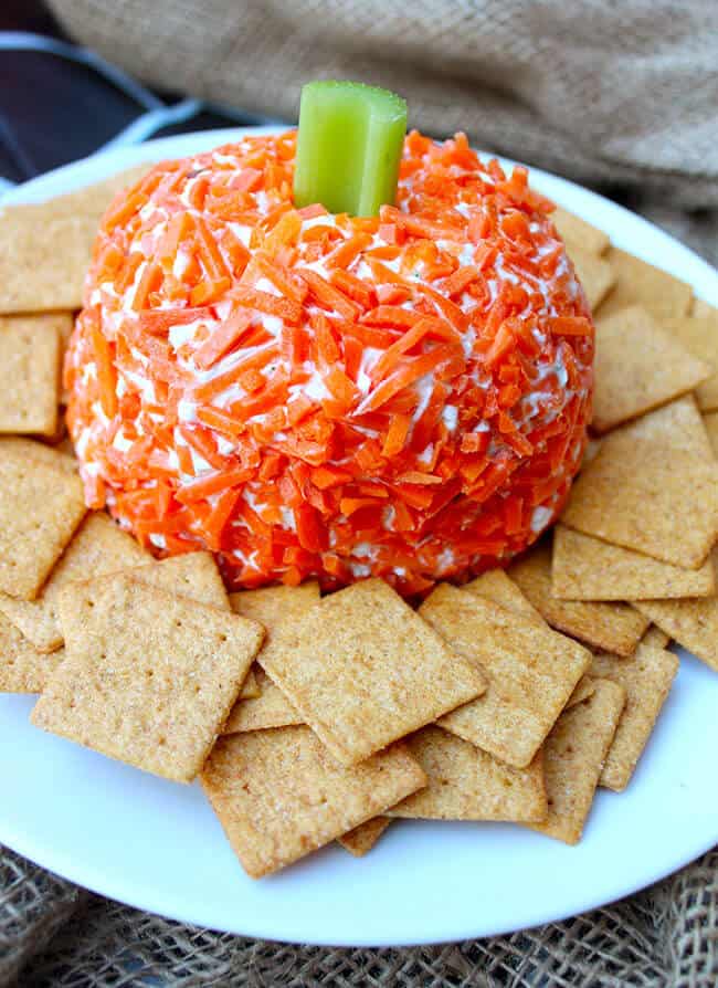 Halloween Onion Ranch Cheese Ball - Popsicle Blog