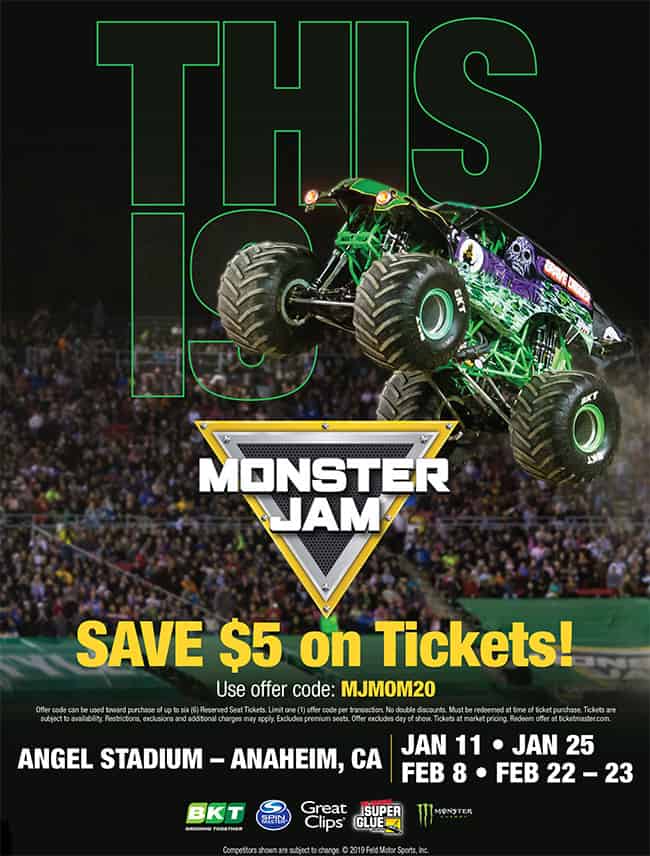 Best Tips for Monster Jam 2020 at Angels Stadium Popsicle Blog