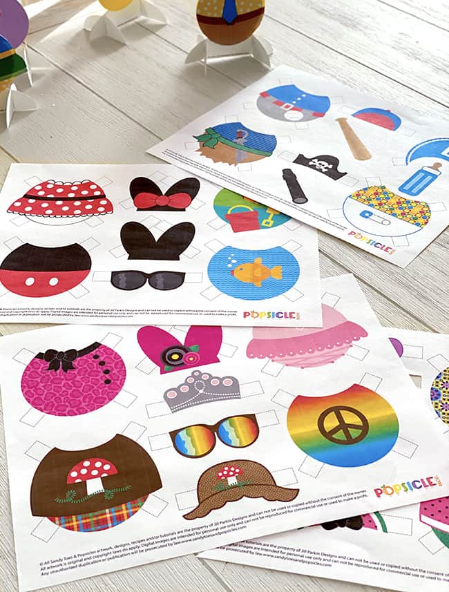 PEEPS Paper Dolls - FREE Spring Printables - Popsicle Blog