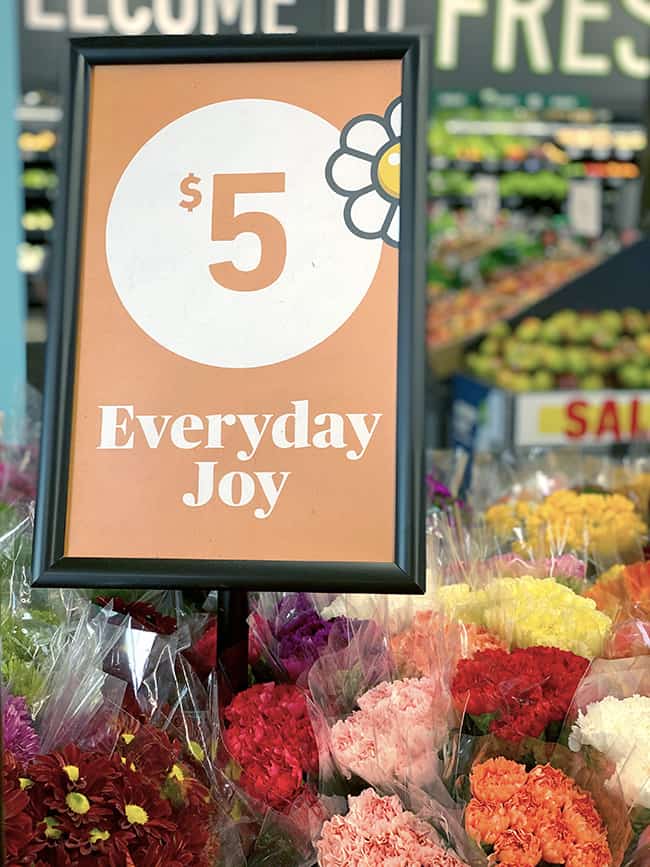 Fresh Flowers at Amazon Fresh in Irvine Caliornia