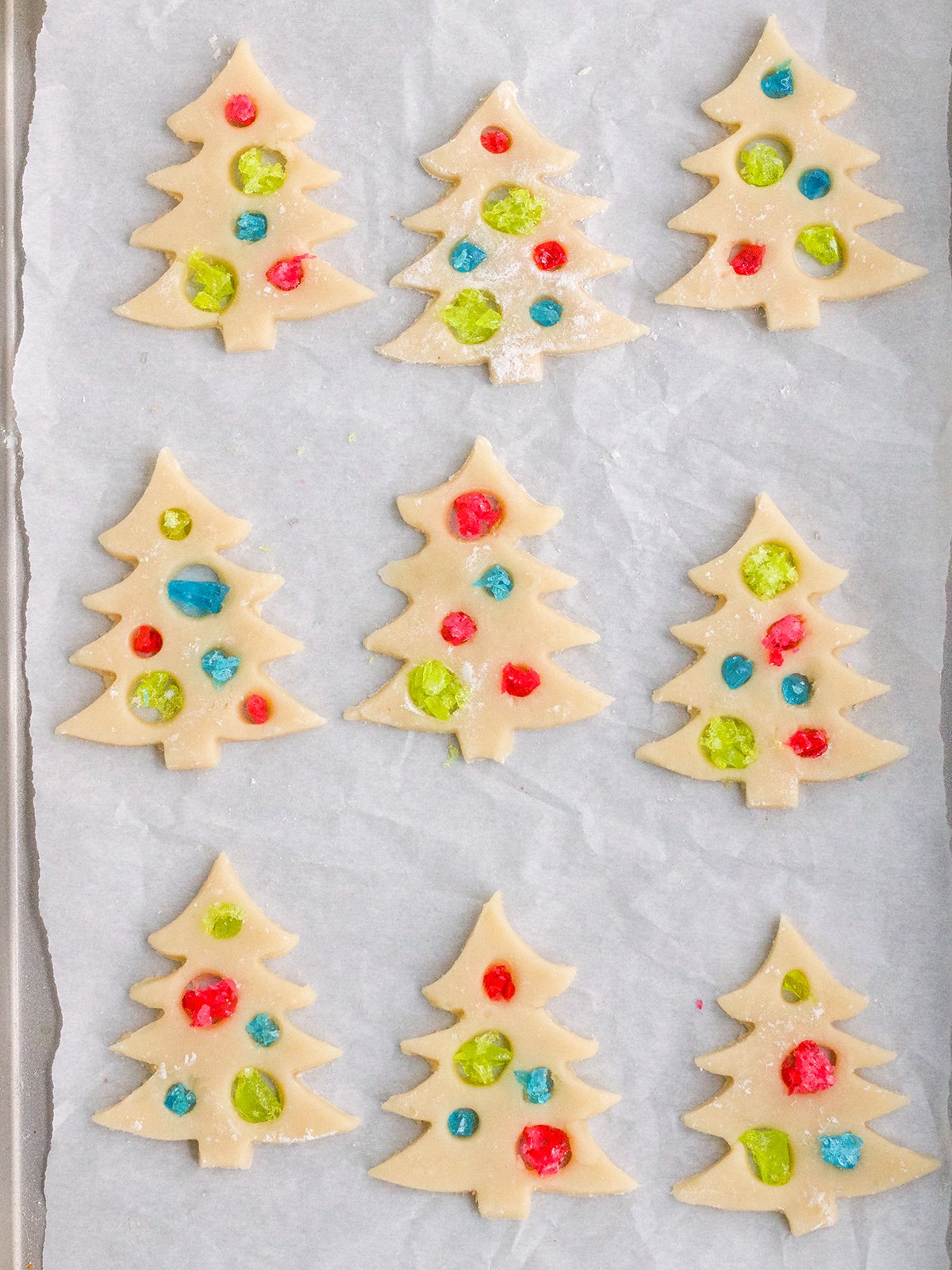 DIY Stain Glass Christmas Cookies