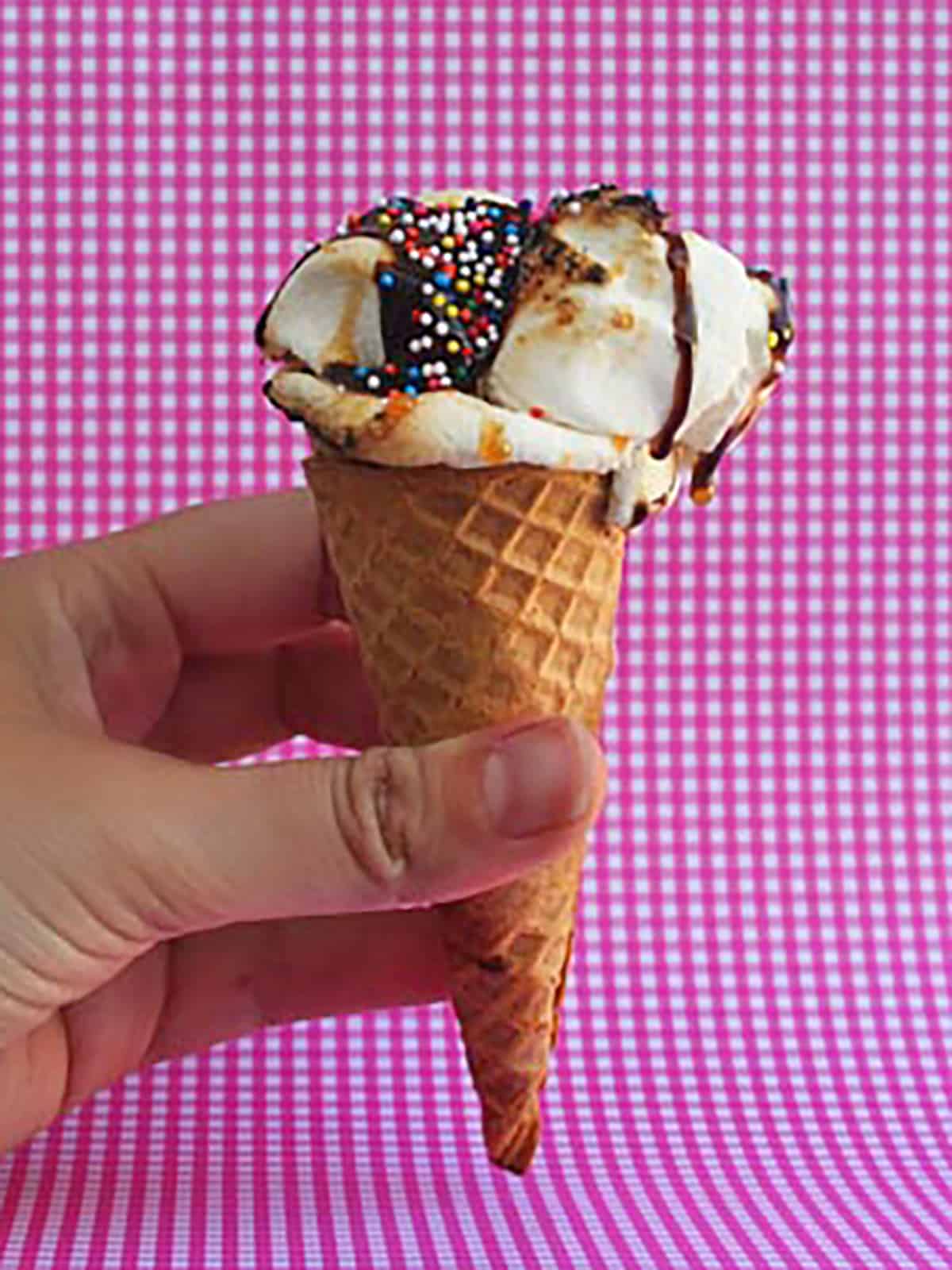 S'mores Ice Cream Cones Popsicle Blog