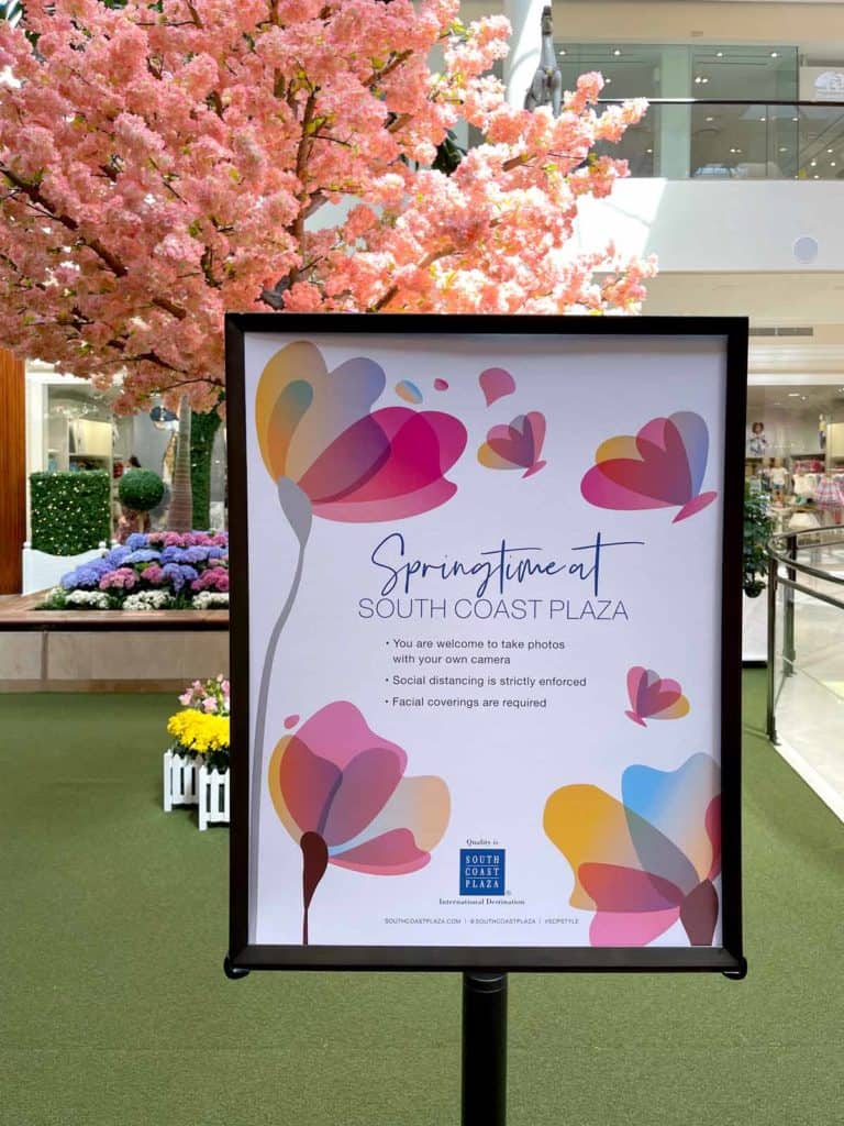 Springtime at South Coast Plaza - Princess Turned Mom