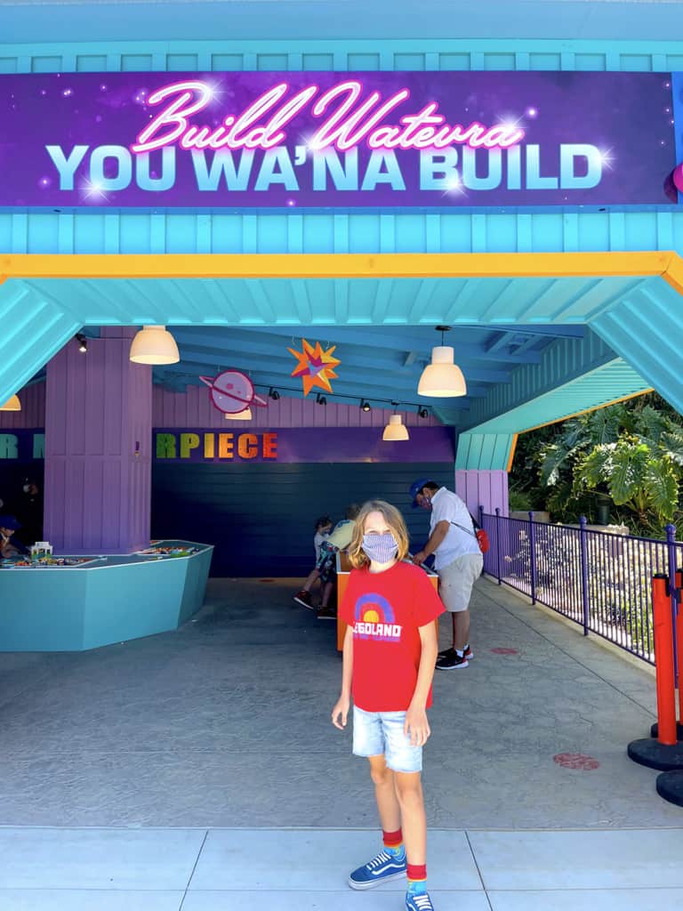 Building with Lego at Legoland