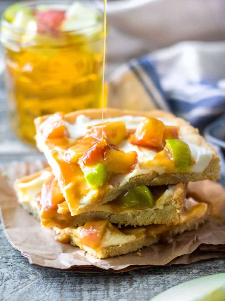 Caramel Apple Cookie Bars