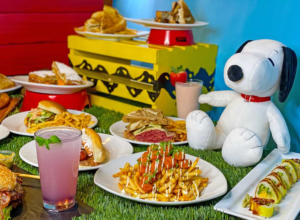 Knott's PEANUTS Celebration Food that are Meal Plan Eligible