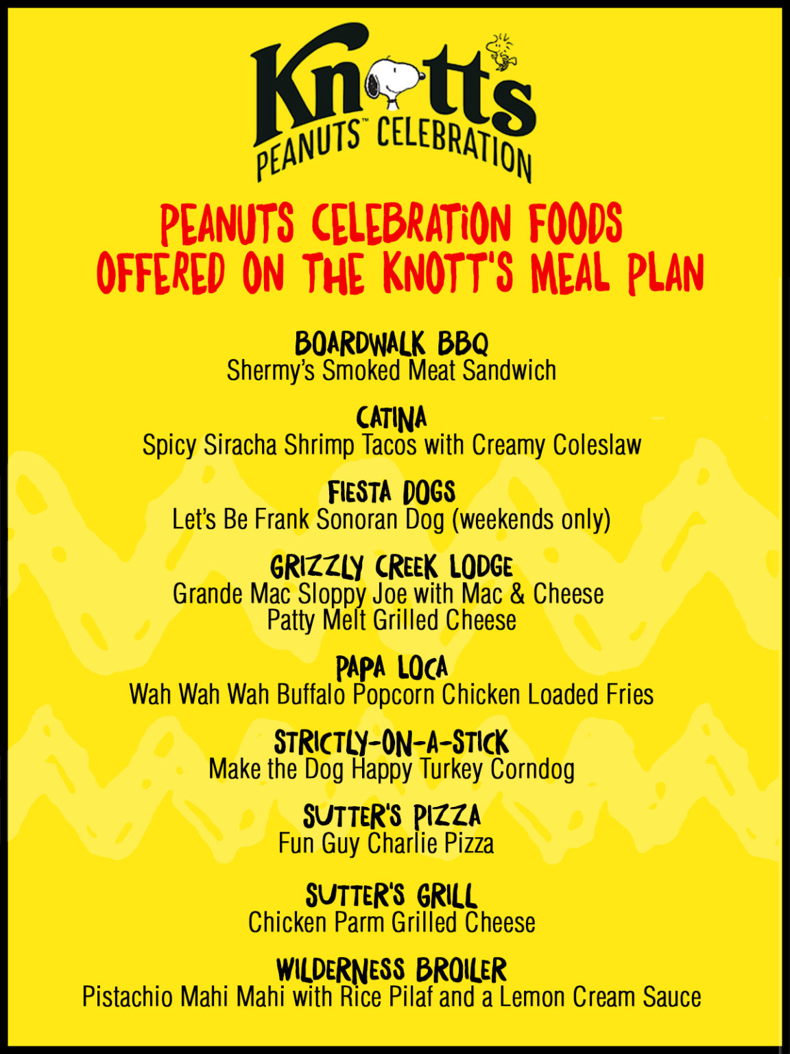 Knott's Berry Farm PEANUTS Celebration Food Popsicle Blog